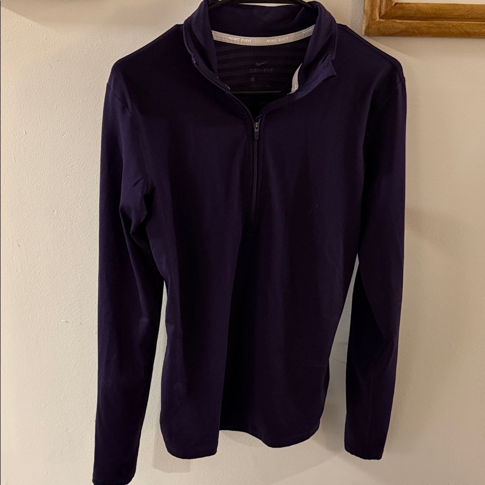 Nike Eggplant Half-Zip Sweater